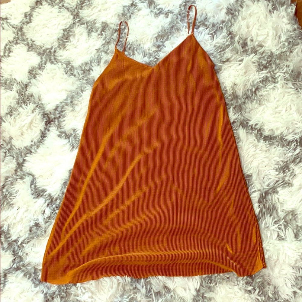 Cute bronze strap dress